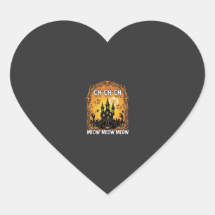 Ch Meow Halloween Haunted Castle_1 Heart Sticker