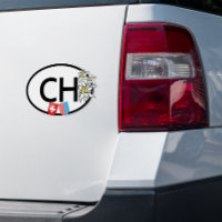 CH Swiss & Canton Ticino Coat of Arms Oval