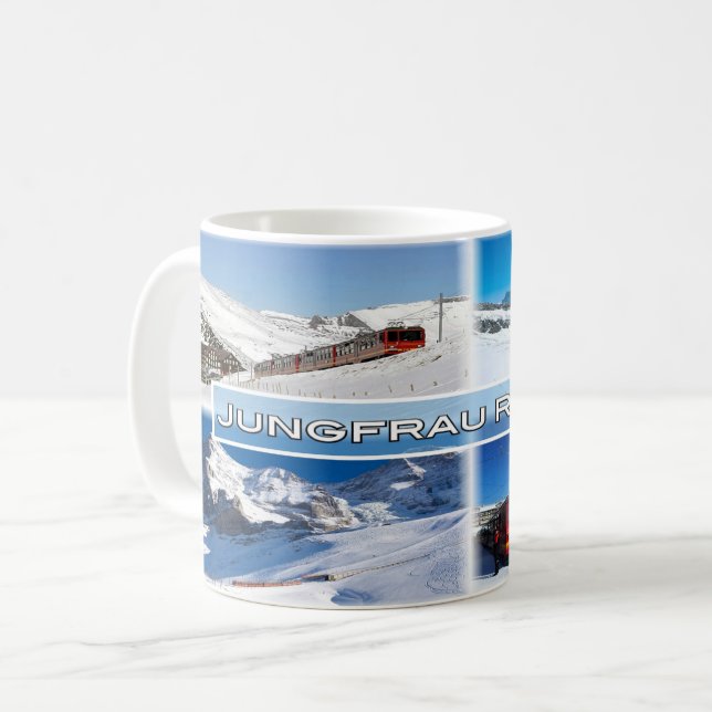 CH Switzerland -  Jungfrau Railway - Coffee Mug (Front Left)