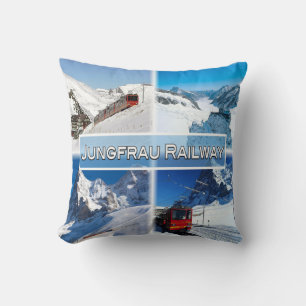 CH Switzerland -  Jungfrau Railway - Cushion