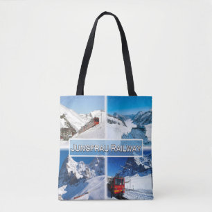 CH Switzerland - Jungfrau Railway - Tote Bag