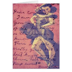 Cha Cha Cha Vintage Lady Digital Art