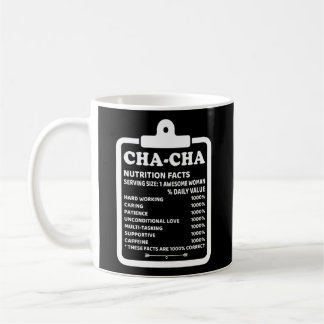 Cha-Cha Nutritional Facts Grandma Coffee Mug