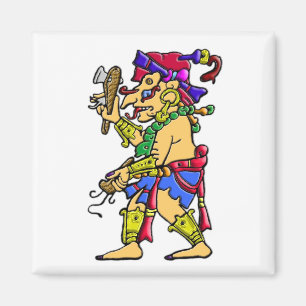 Chac mayan rain god magnet