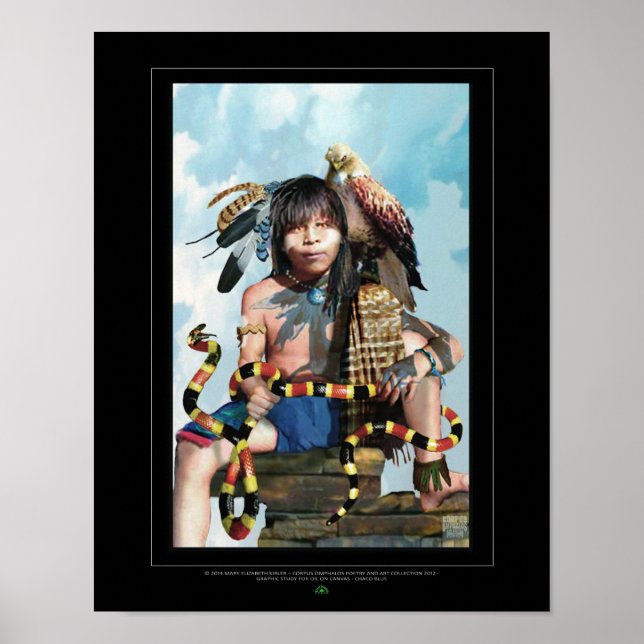 Chaco Blue Poster (Front)