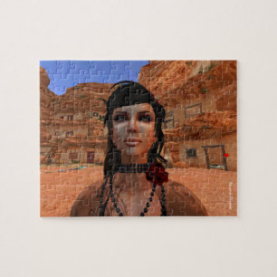 Chaco Canyon at Prosperity Path Virtual Ashram Jigsaw Puzzle