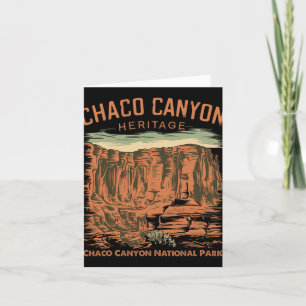 Chaco Canyon National Park Pueblo Indian New Mexic Card