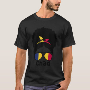 Chad Afro Hair Chadian Roots Proud Chadian T-Shirt