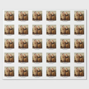 Chad and Wally, the Apostles who sat the bench. Wrapping Paper