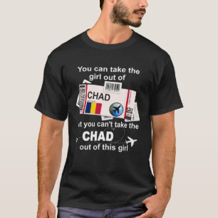 Chad Boarding Pass  Chad Girl  Chad T-Shirt