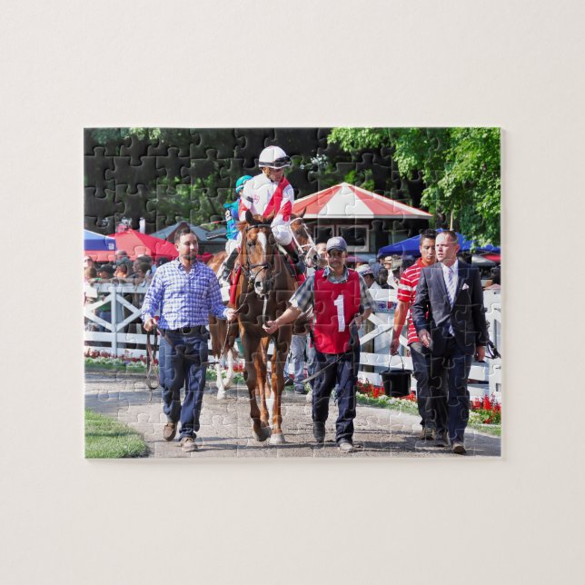 Chad Brown at Saratoga Jigsaw Puzzle (Horizontal)