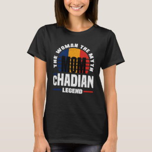 Chad Chadian Chad Flag Mothers Day T-Shirt