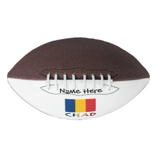 Chad Chadian Flag Black Personalisation Football