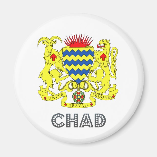 Chad Coat of Arms Magnet (Front)