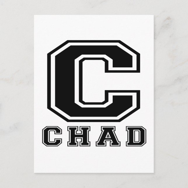 Chad Designs Postcard (Front)