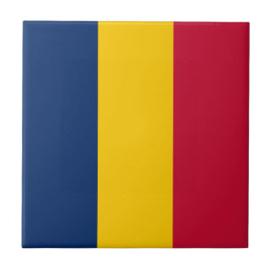 Chad Flag Ceramic Tile