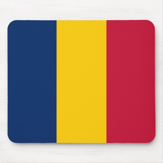 Chad Flag Mouse Pad (Front)