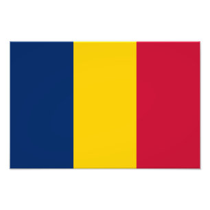 Chad Flag Photo Print