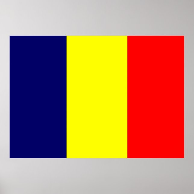Chad Flag Poster (Front)