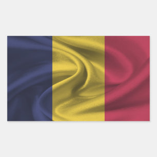 Chad Flag Rectangular Sticker