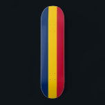 Chad Flag Skateboard<br><div class="desc">Patriotic flag of Chad.</div>