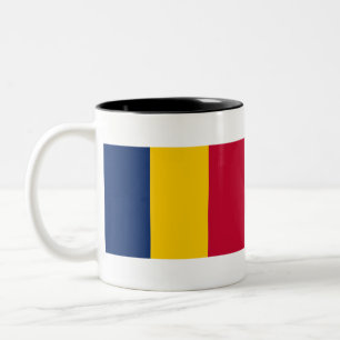 Chad Flag Two-Tone Coffee Mug