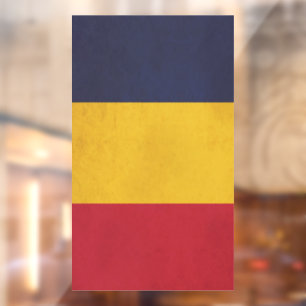 Chad Flag Vintage Design