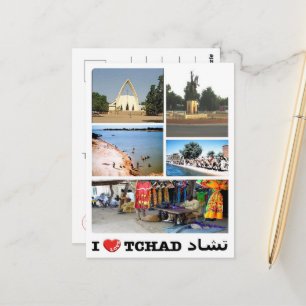 Chad - I Love - Postcard