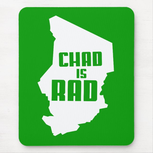 Chad is Rad (solid) Mouse Pad (Front)
