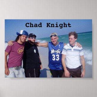 Chad Knight Band Beach Poster