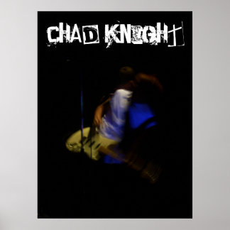 Chad Knight Blurry Tie Poster