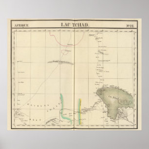 Chad Lake Region, Africa Poster