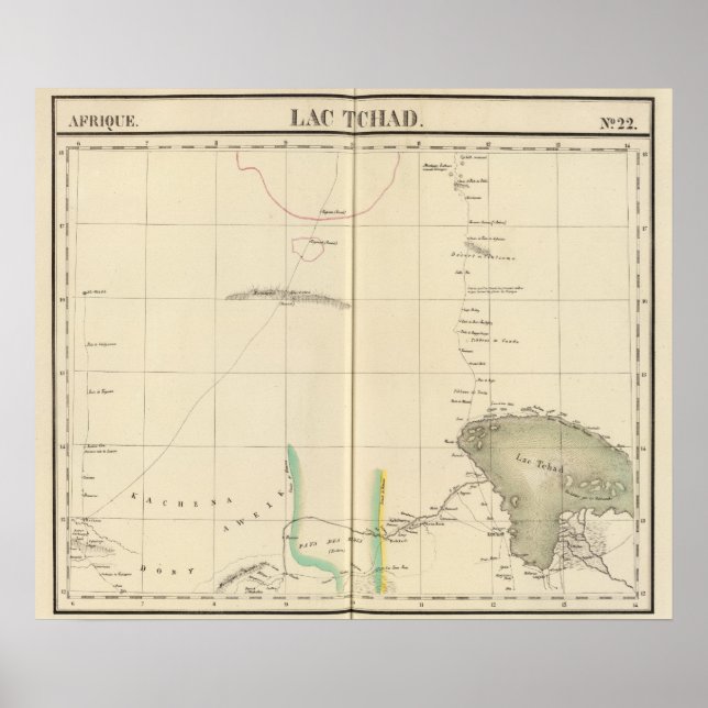 Chad Lake Region, Africa Poster (Front)