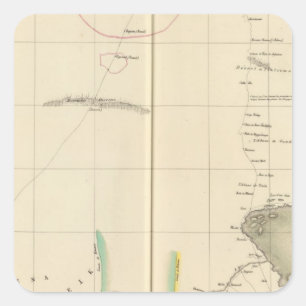 Chad Lake Region, Africa Square Sticker