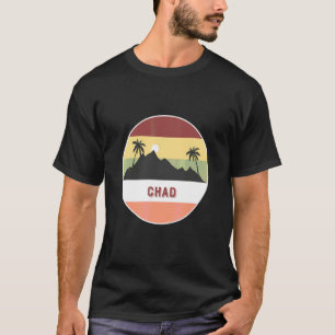 Chad Mountain And Palms T-Shirt