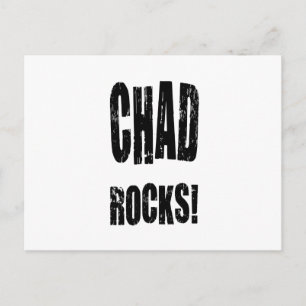Chad Rocks! Postcard