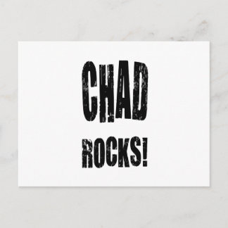 Chad Rocks! Postcard
