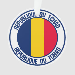 Chad Round Emblem Ornament
