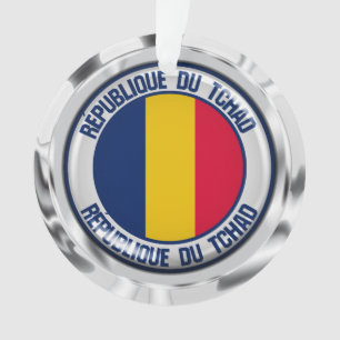 Chad Round Emblem Ornament