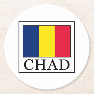 Chad Round Paper Coaster