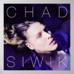 CHAD SIWIK (Album Cover) Poster<br><div class="desc">Cover design from the album "Chad Siwik" by Chad Siwik.</div>