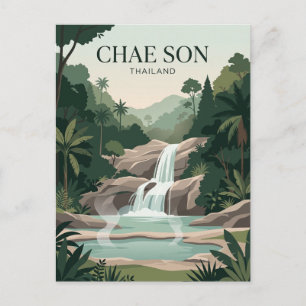 Chae Son National Park Thailand Postcard
