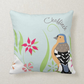 Chaffinch design cushion
