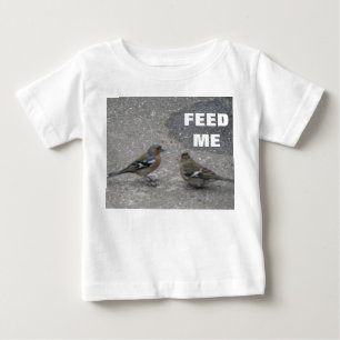 Chaffinch Feed Me Baby T-Shirt