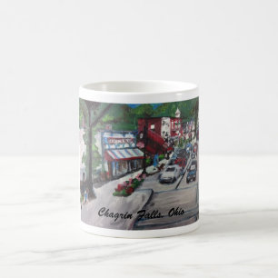 Chagrin Falls, Ohio Street Scene Painting Mug