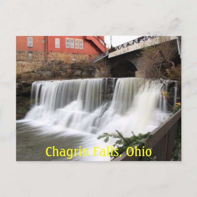 Chagrin Falls postcard (Front)
