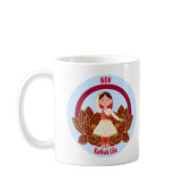 Chai & Coffee Mug w/Cute Kathak Dancer