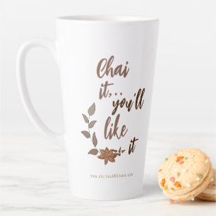 Chai Latte Pun Coffee Shop Merch Latte Mug