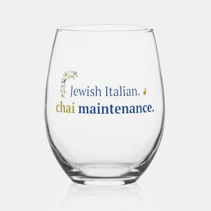 Chai Maintenance wine glass