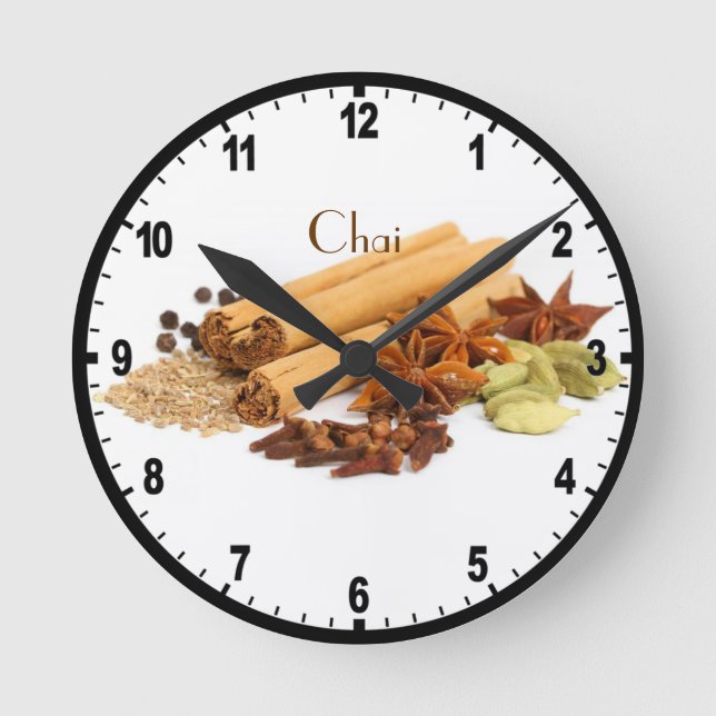 Chai Spice Wall Clock (Front)